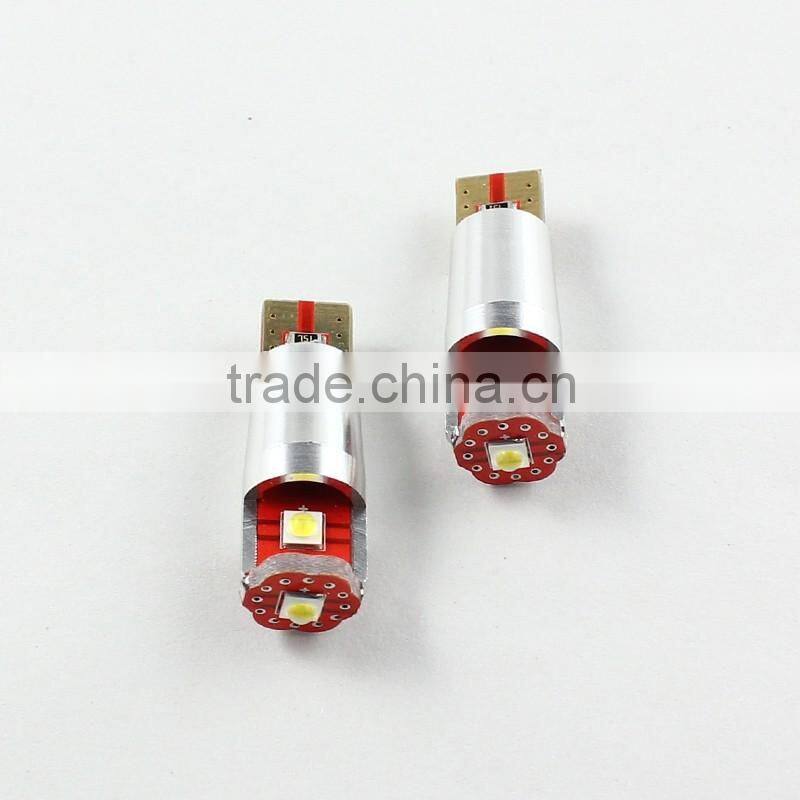 Super Bright 650LM T10 C REE 15W LED Rear Tail Reverse Lights Brake Lamp, 12V Auto Car Clearance Light Stop Bulb White