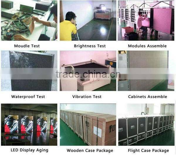 P16 pole standing led display screen for outdoor