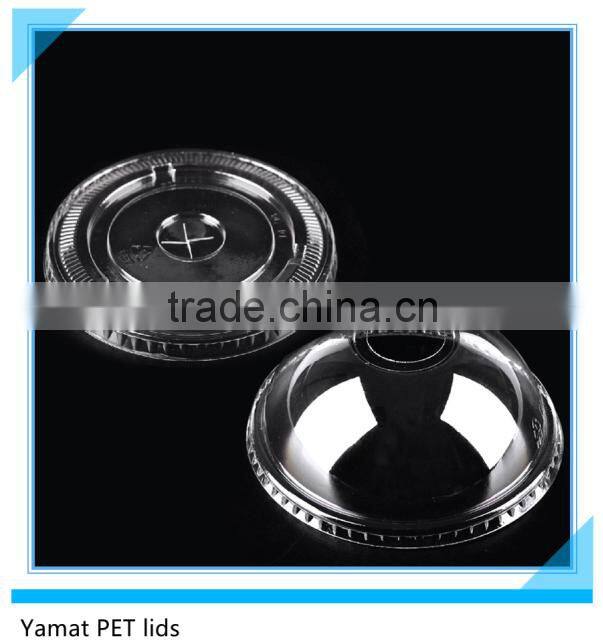 74mm Diamater PET Dome Lid for Disposable Plastic Cup