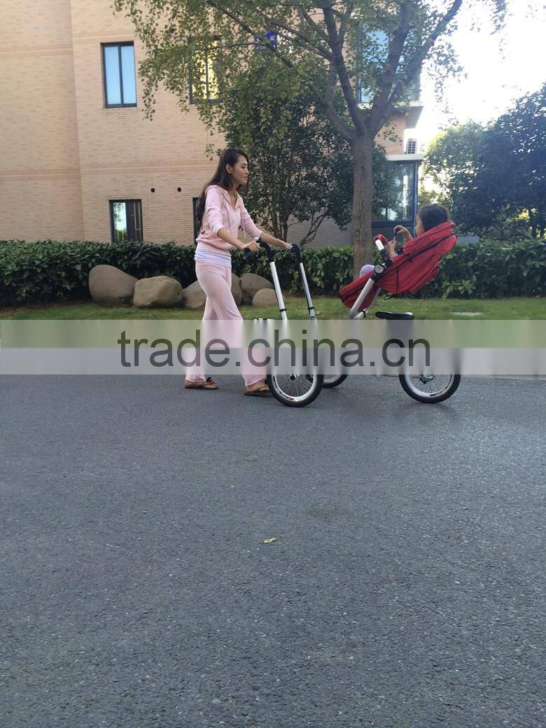 2016 New Design factory wholesale foldable Baby stroller/ Mult functional aluminium frame elegant baby stroller