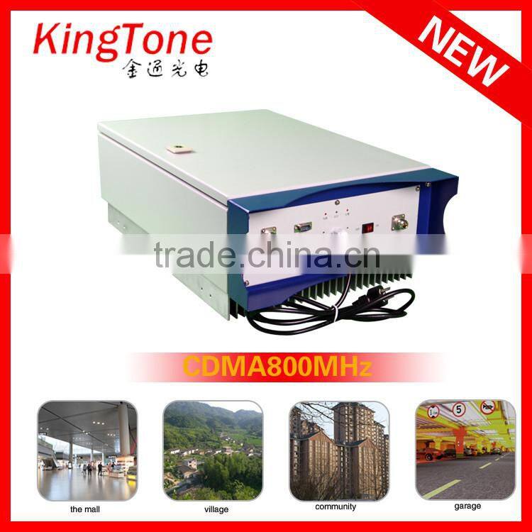 10km Kingtone 20watts high power CDMA800 mobile signal repeater rf powerful amplificer CDMA800MHz cellular signal repeater