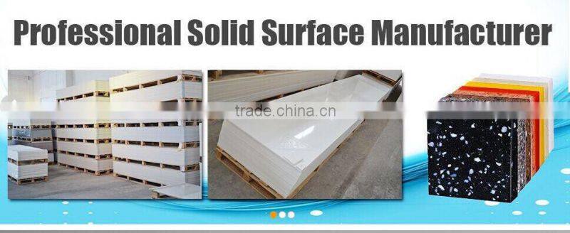 Modified Pure White Acrylic Solid Surface Corian Slab
