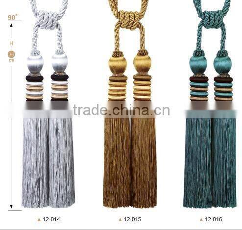 fashion rayon curtain tassel