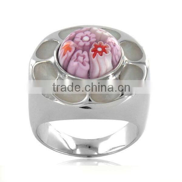 New design Fashion 316L stainless steel Heart shaped Ring LR9448