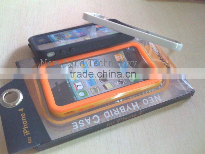 Neo Hybrid silicone case for iphone 4g
