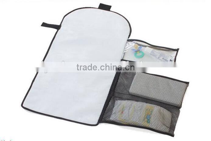 High quality mummy baby change diaper bags with compartments/changing baby diaper mat /mummy bags