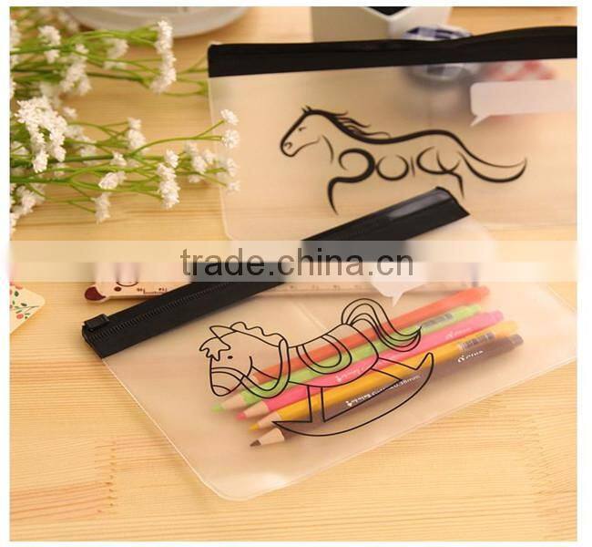 Custom PVC gift Pencil Bag School Pencil Case Pen Bag