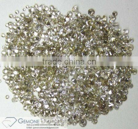 HIGH QUALITY 0.01 TO 0.15 MM SIZE NATURAL LOOSE LIGHT BROWN (TTLB) DIAMONDS FOR JEWELERY