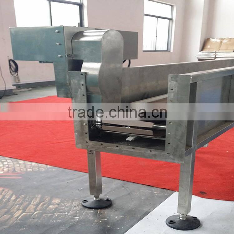 customized stainless steel side plate slat chain conveyor