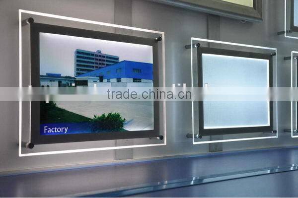 Top grade hot selling double side led hanging light box