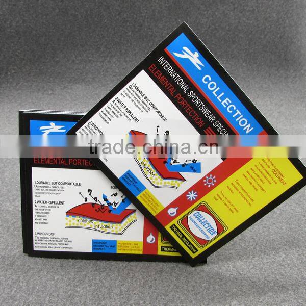 Clear Colorful Printing Special Material Labels For Clothing