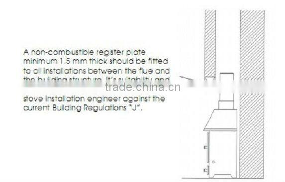 cast iron insert wood coalburning fireplace
