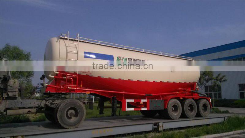 28-60CBM Cement Tank Trailer For Bulk Cement Transporters