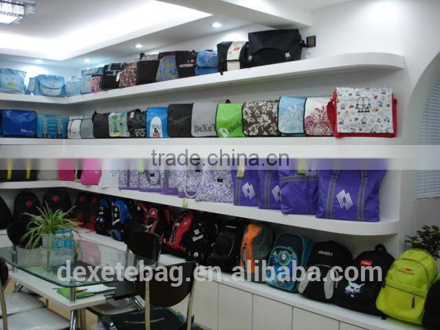 Bright canvas material china cute girls school backpack