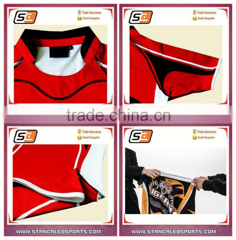 Stan Caleb Specialized 100% polyester made sublimation custom rugby jersey Spandex rugby unfiroms