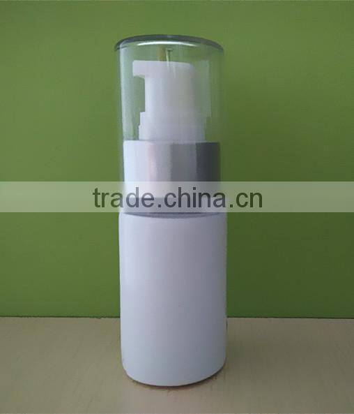 40ml PET material plastic bottle with clear cap and lotion pump for essential oil