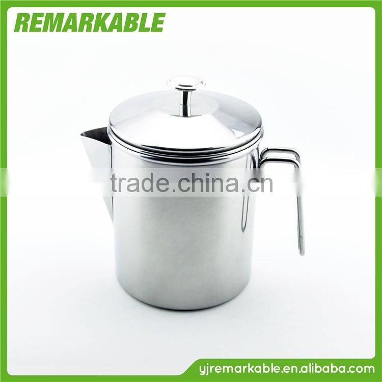 ZFH-0013 High grade Stainless steel BBQ tool Oil cup Silicone brush PP head Handle Convenient cleaning set