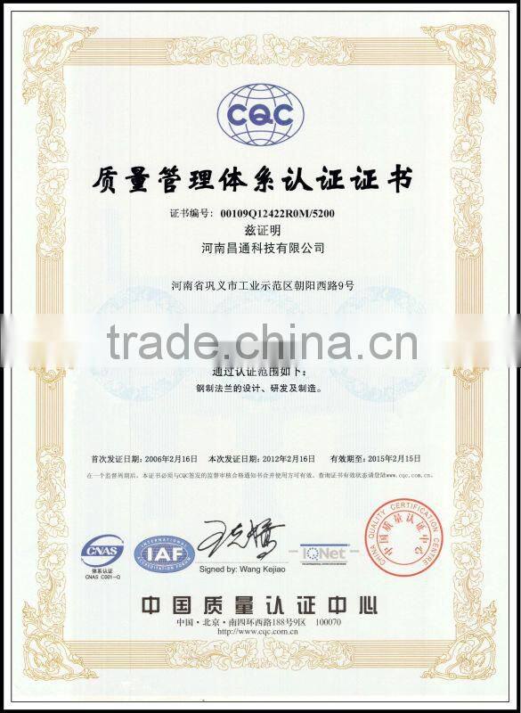 Factory Supply ANSI Standard Carbon Steel Puddle Flange