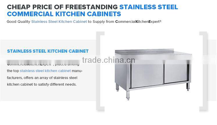 Cheap Price Freestanding Stainless Steel Commercial Kitchen Cabinets