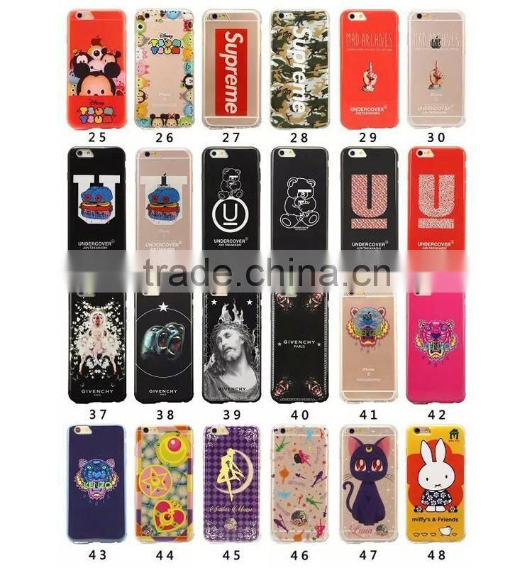 Cellphone Case for iPhone 6S Cartoon TPU Back Case