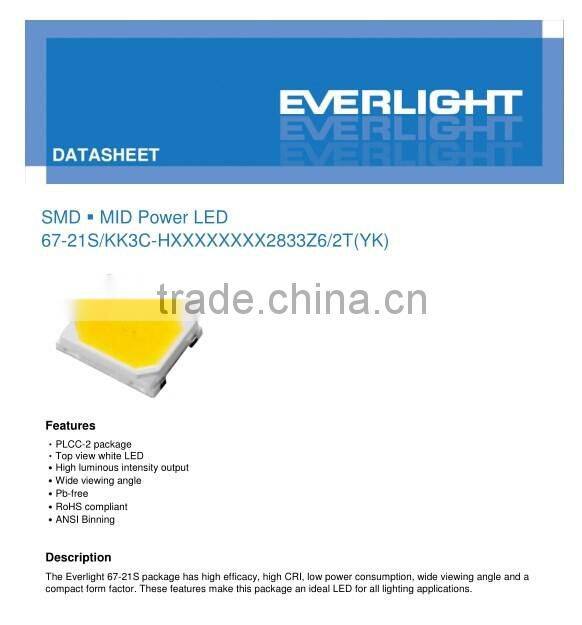 120LEDs Everlight 2835 daylight led strip natural white by mufue