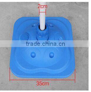 Outdoor flying flag banner stand with water tank base, 3 M flag display stand.