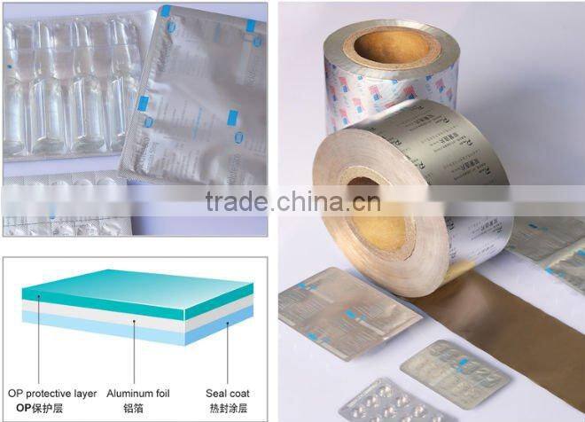 PTP Aluminum Foil for Drug Blister Packing