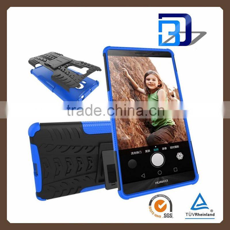 mobile accessories 2 in 1 Dual Slim Armor TPU&PC kickstand case for huawei mate 8 cheap price