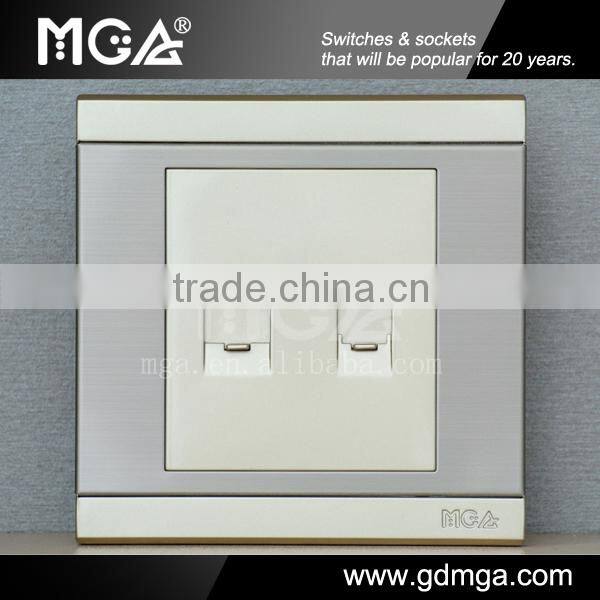 telephone socket & RJ45 outlet & RJ45 wall outlet