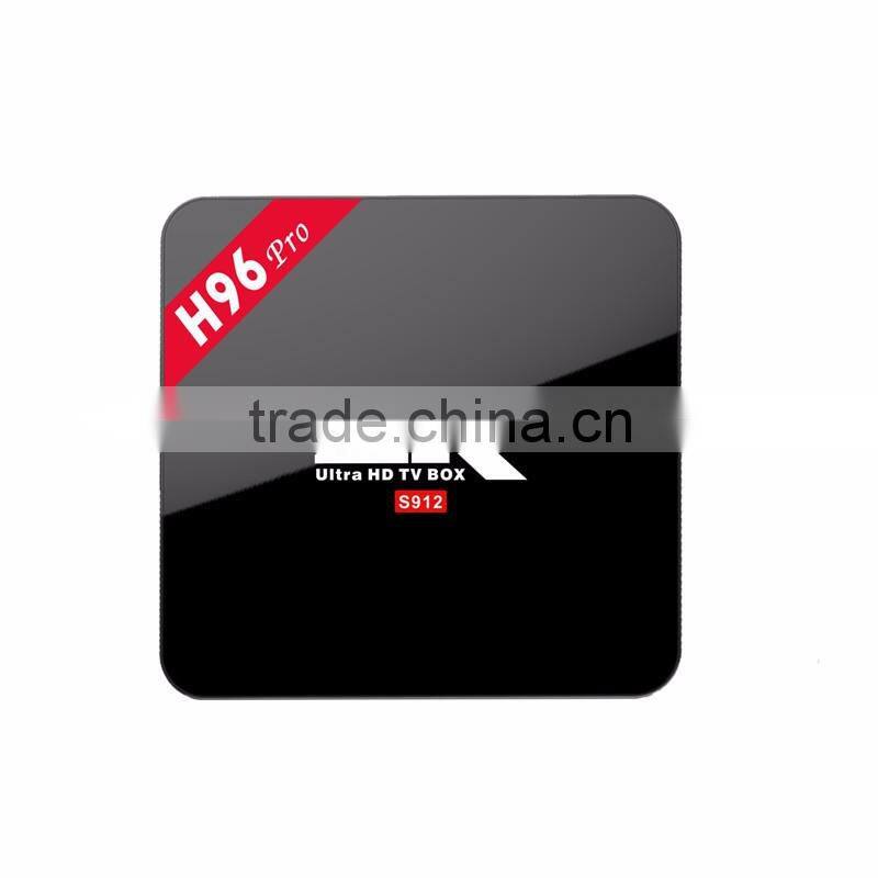 wireless for smart H96 Pro Amlogic S912 2g ram 16g rom Octa Core android 6.0 tv box Kodi17.0