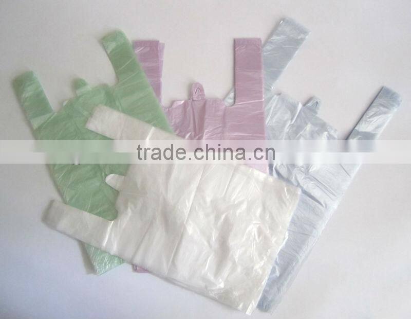 Guangdong making machine price custom printed packing t-shirt bag