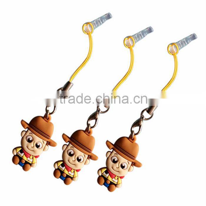 Cute Cartoon Phone Accessories Mobile Dust Plug