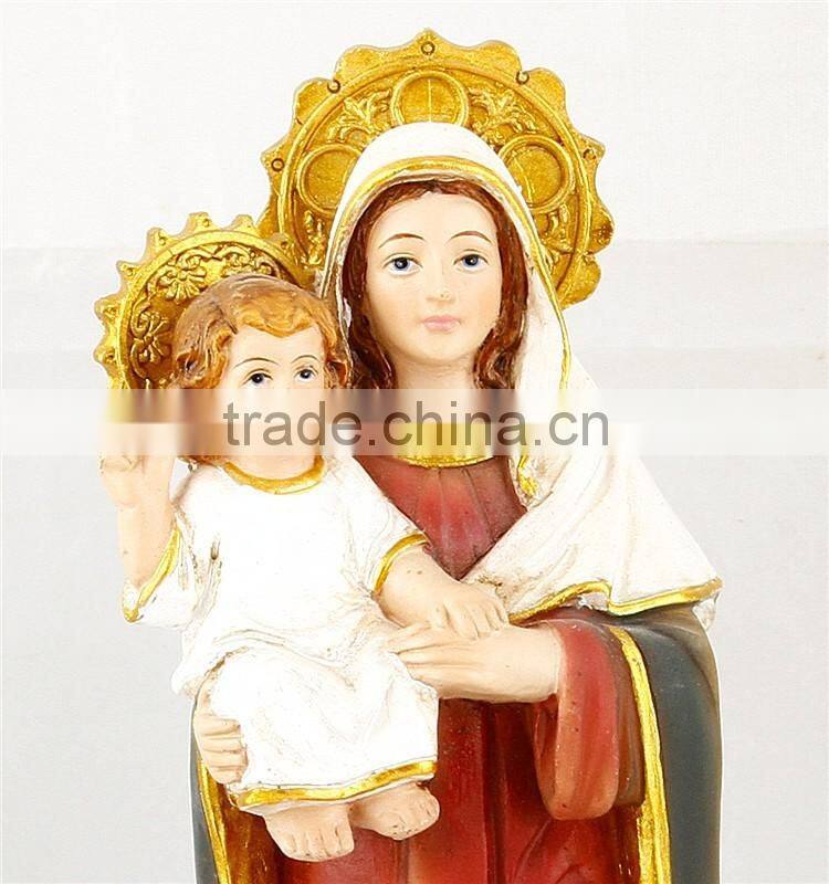 Classic mary sculpture and baby jesus statue hot sale