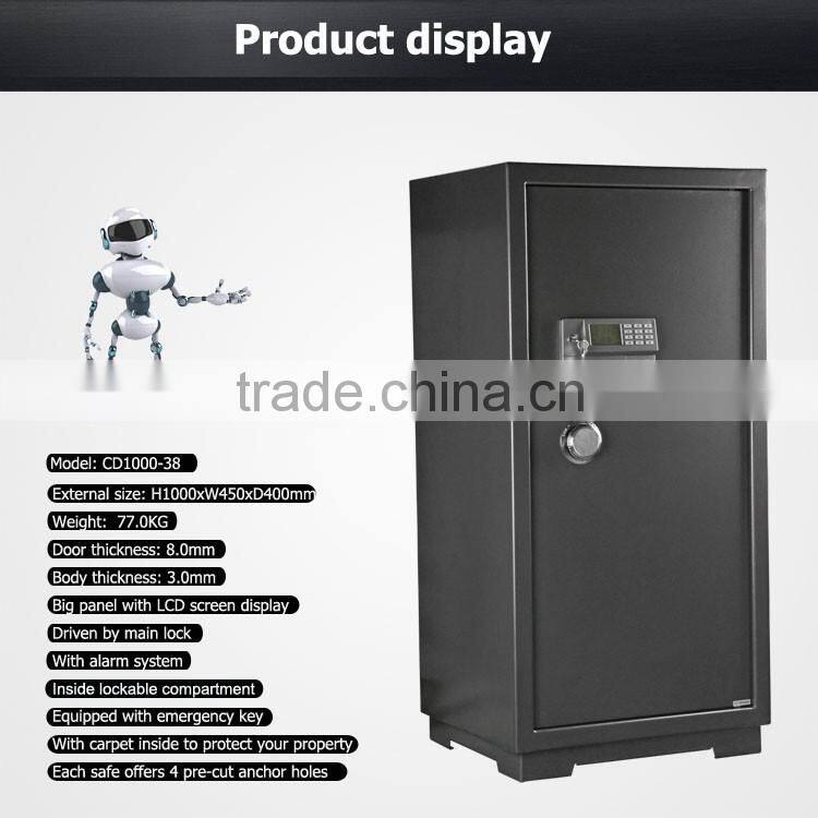 new digital electronic safe box with thick steel , office safe for the valuables and jewellery