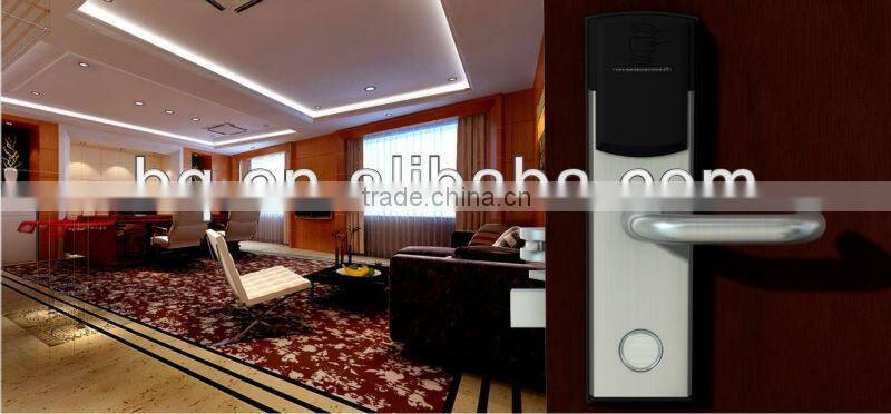 Ultra Low Power Consumption and Waterproof RFID Hotel Door Lock with Multi Language K-3000C3B