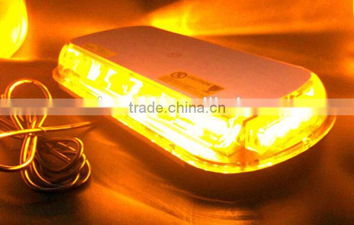 DC12V-24V 44 LED 44W Magnets Emergency Strobe Lightbar Amber/Blue ,8 Flash way LED warning Light