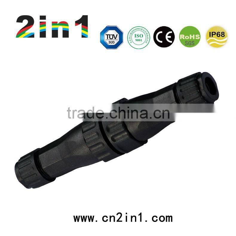 260B 2+4Pin IP68 Soldering Electric Cable Wire Waterproof Connector