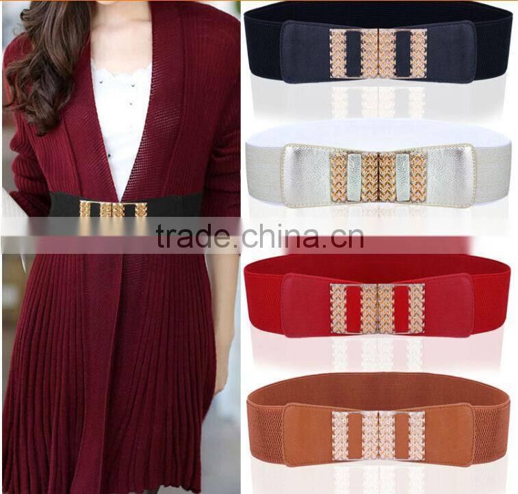 2014 Best fashion silver metal belt women fashion belt