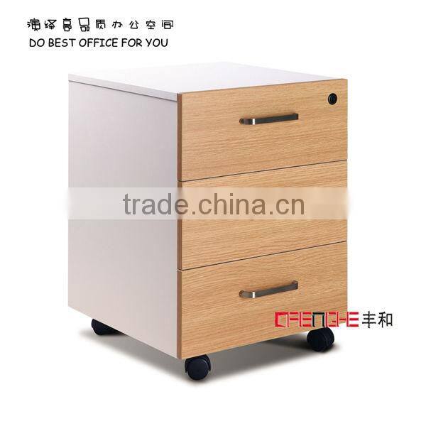 good quality china office furniture 3 drawer movable file cabinet