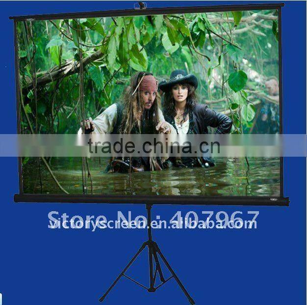 VICTORY 70" PORTABLE TRIPOD SCREEN for exhibtition