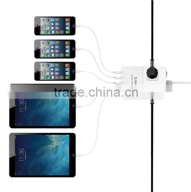 2 gang surge protector US/uk/eu plug socket power strip multiple power socket usb extension socket power bar for Thailand India