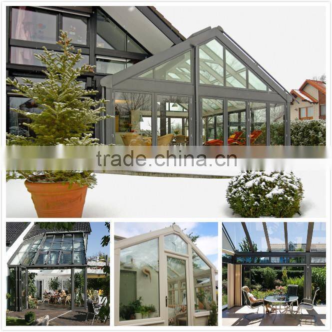 Contemporary new style aluminum winter garden outdoor glass