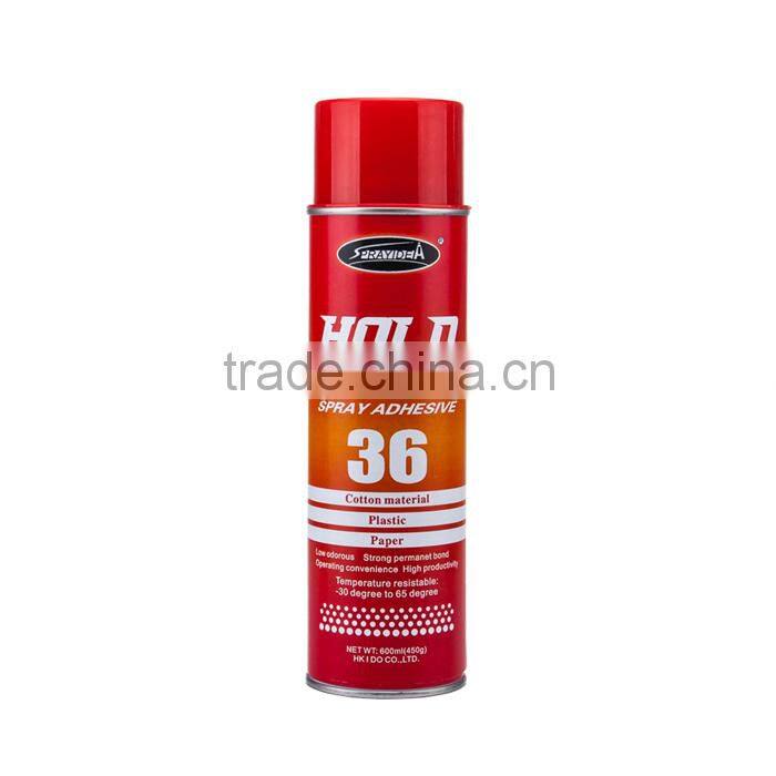 Non-toxic Multi-purpose Spray Adhesive Glue For Polypropylene Plastic