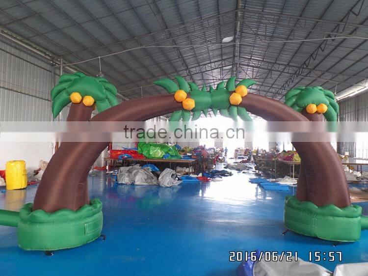 size customized oxford inflatable advertising arch for event