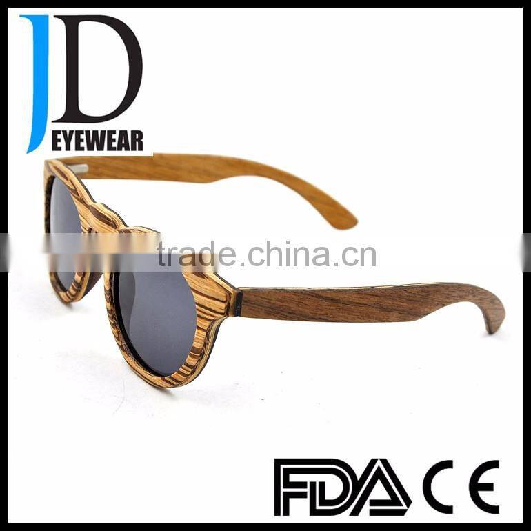 2016 Custom made Clear CR39 TAC Lens New Wooden Sunglasses retro lens