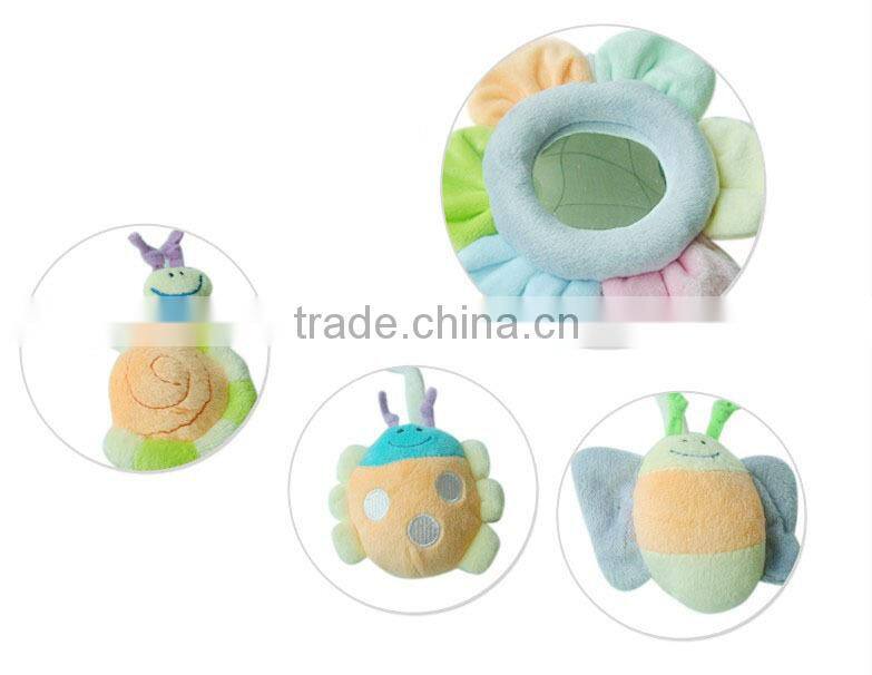 baby rattle toys.2014 new born baby gift set.with light and music
