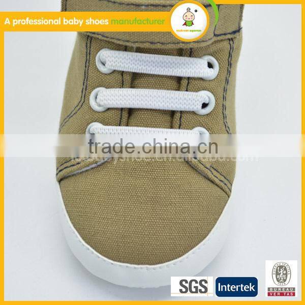High quality wholesale baby kids children casual sport safety shoes hot sale baby high ankle canvas shoes