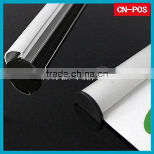 supermarket plastic banner hanger for displaying