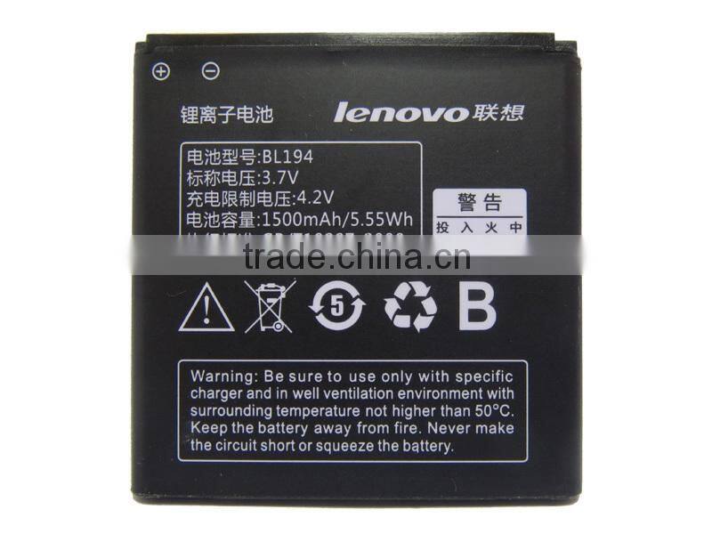 High Capacity BL194 For Lenovo A288T A298T A520 A660 A698T A690 A326 A530 A780 Battery China Mobile Phone Battery Factory Price