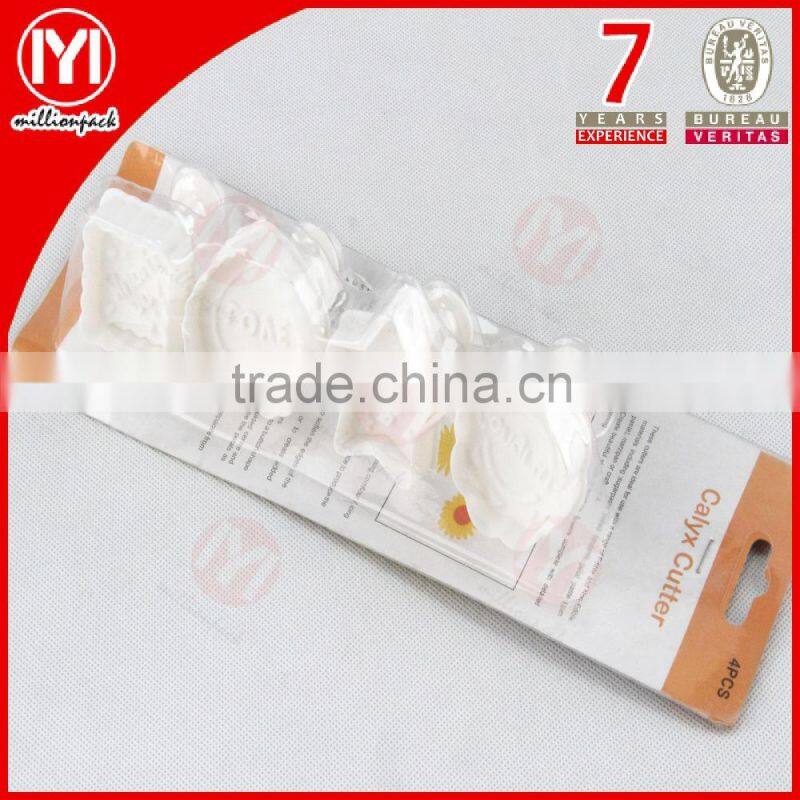 4pcs Various shape Plastic Cookie Cutter/Moulds